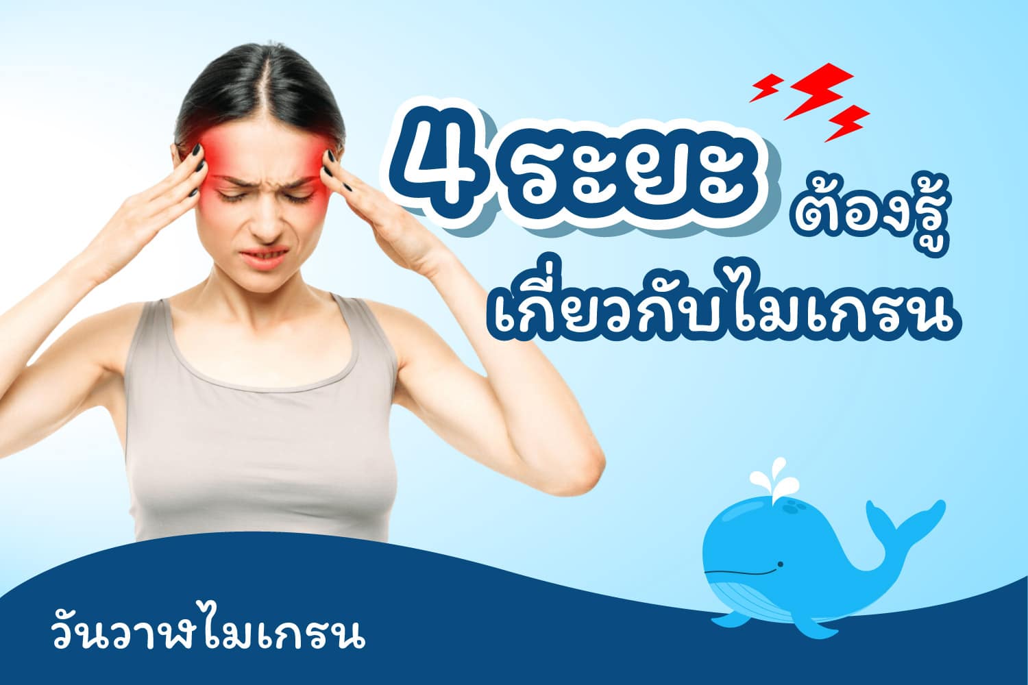 4 ระยะ ต้องรู้เกี่ยวกับไมเกรน