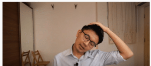 ท่าที่ 3 : เอียงศีรษะไปด้านข้าง แล้วใช้มือดันลง (ลดไมเกรน)