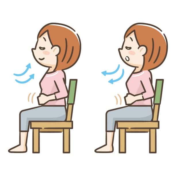 ฝึกหายใจเข้า-ออก ลึกๆ (Deep Breathing)